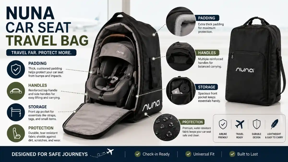 Nuna Car Seat Travel Bag