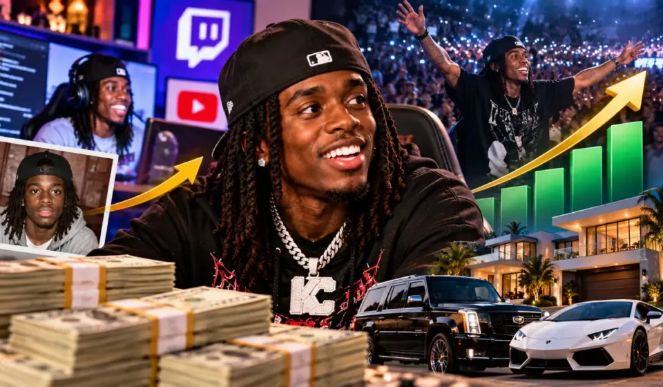 Kai Cenat net worth article visual representing streaming and creator income