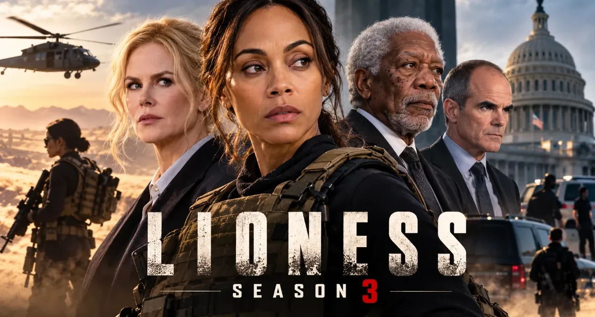 Lioness Season 3 featuring Joe McNamara and the CIA operations team