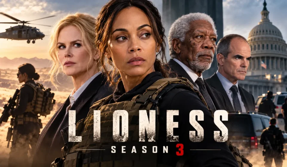 Lioness Season 3 featuring Joe McNamara and the CIA operations team