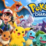 Pokemon characters featuring popular creatures from the Pokémon world