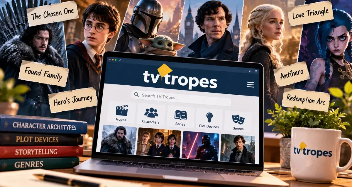 TV Tropes guide showing recurring storytelling patterns across different media